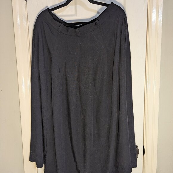 Conrad C. Collection A-Line Midi Skirt Sz. 18 Black - Picture 5 of 10